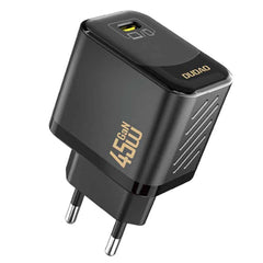 Dudao 45W GaN hurtig oplader (+ USB-C kabel) - Sort - reFix.dk