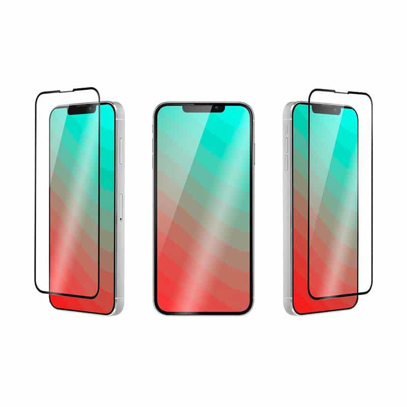 Full cover skærmbeskyttelse til iPhone 13 1 - reFix.dk