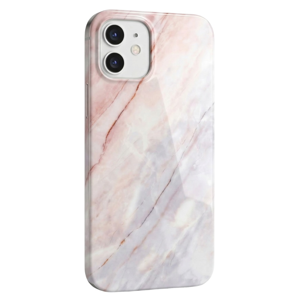 Marble cover til iPhone 12 / 12 Pro - Granit marble - reFix.dk