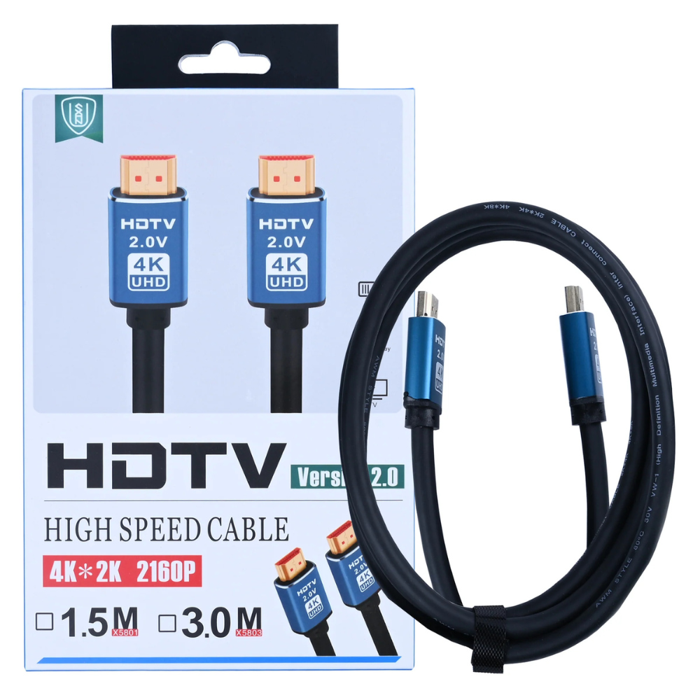 HDMI Kabel 4K (1.5 m) – High Speed HDMI 2.0 (HDTV) | reFix.dk