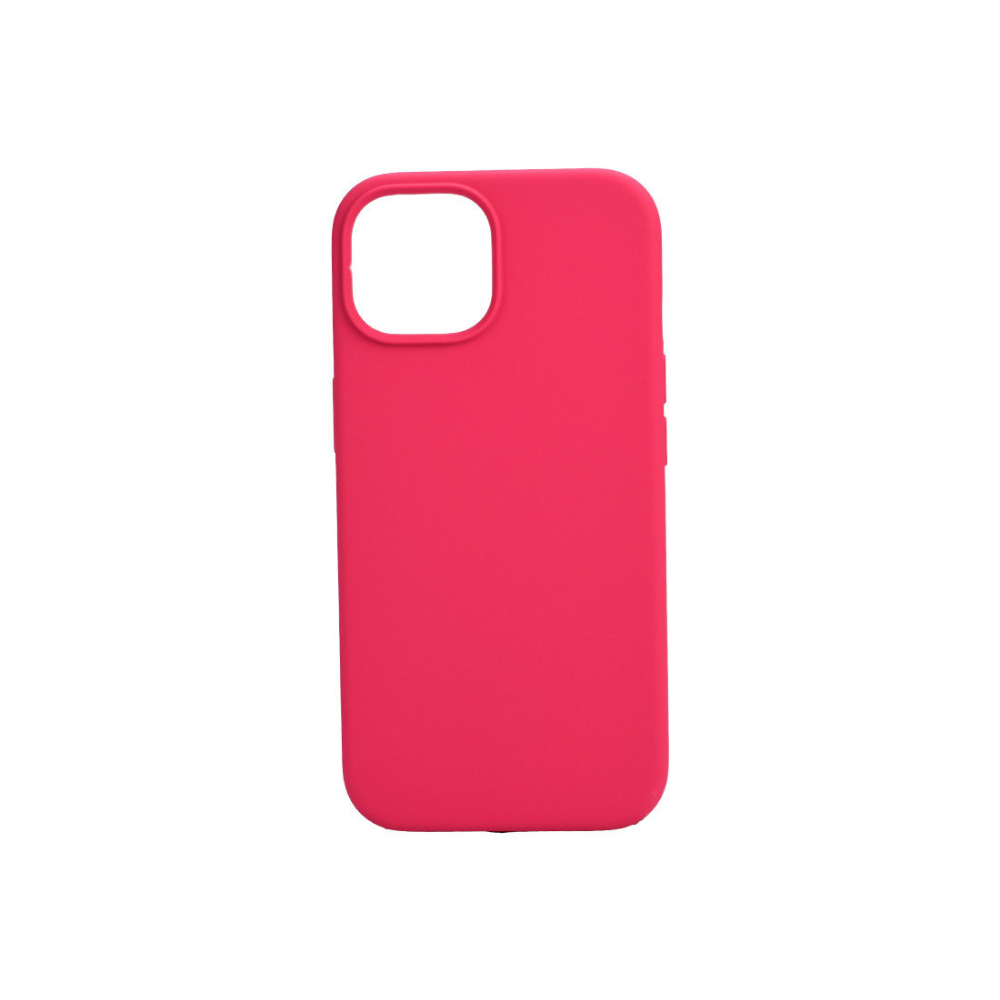iPhone 15  Cover – Premium Soft Touch Silikone - pink - reFix.dk