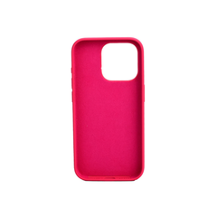 iPhone 15 Pro Cover – Premium Soft Touch Silikone - pink - reFix.dk