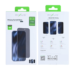 iPhone 17 Air Privacy Skærmbeskyttelse – Premium Full Cover - 2 - reFix.dk