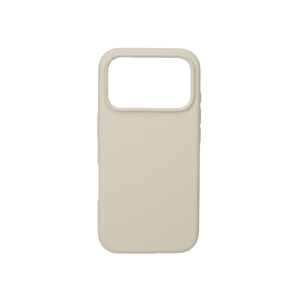 iPhone 17 Pro Cover – Premium Soft Touch Silikone - beige - reFix.dk