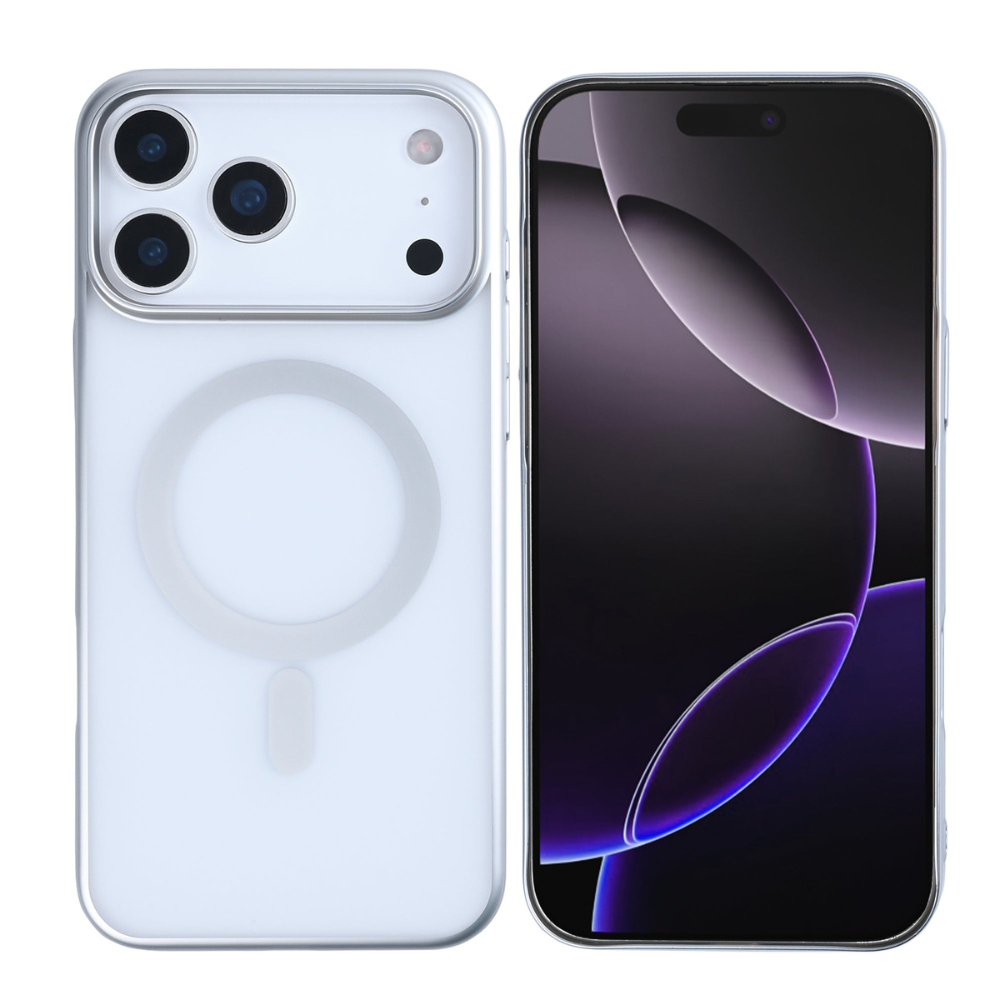 iPhone 17 Pro Max Instinct Mag Cover - Sølv - reFix.dk