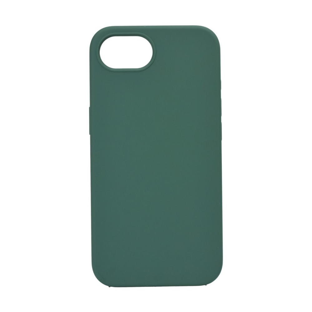iPhone 17e / 16e Cover – Premium Soft Touch Silikone - olive - reFix.dk