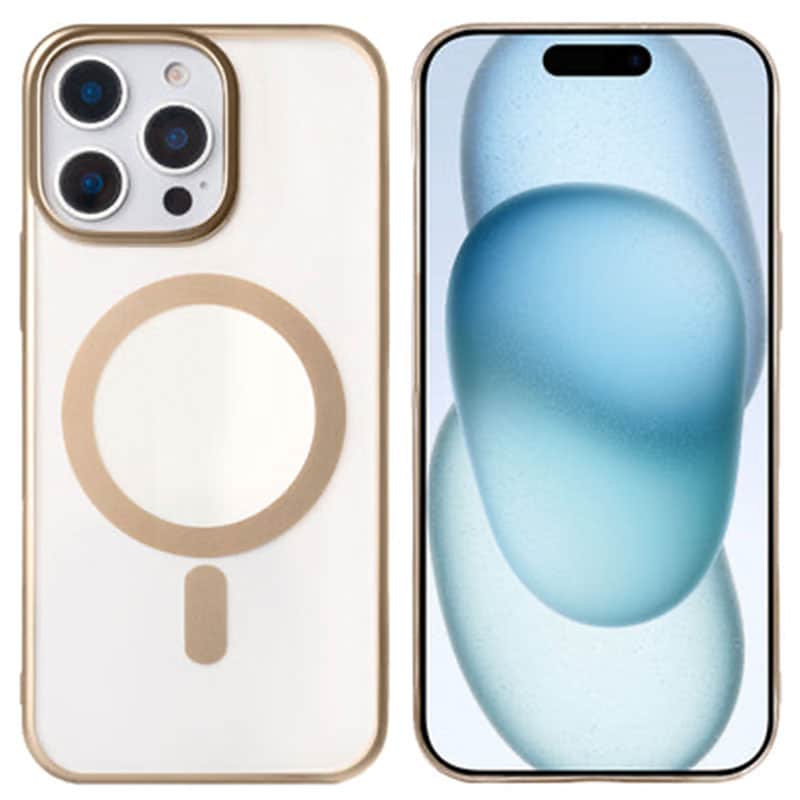 iPhone 14 Pro instinct mag cover - Desert Titanium - reFix.dk