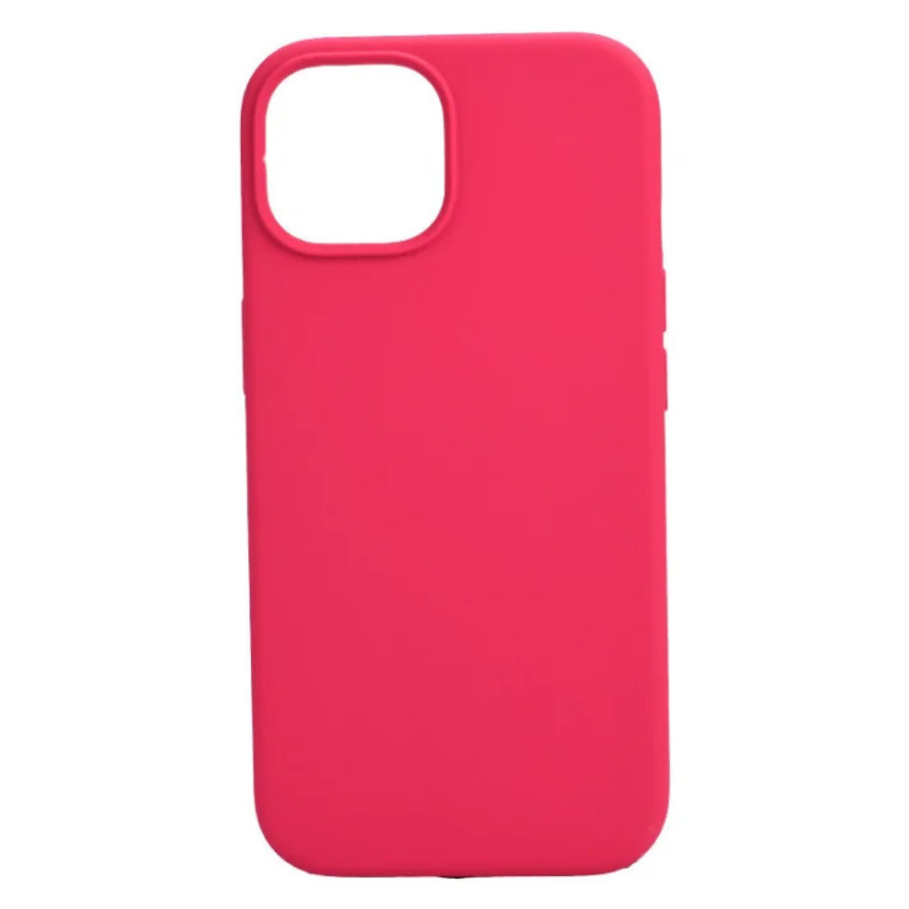 iPhone 15  Cover – Premium Soft Touch Silikone - pink - reFix.dk
