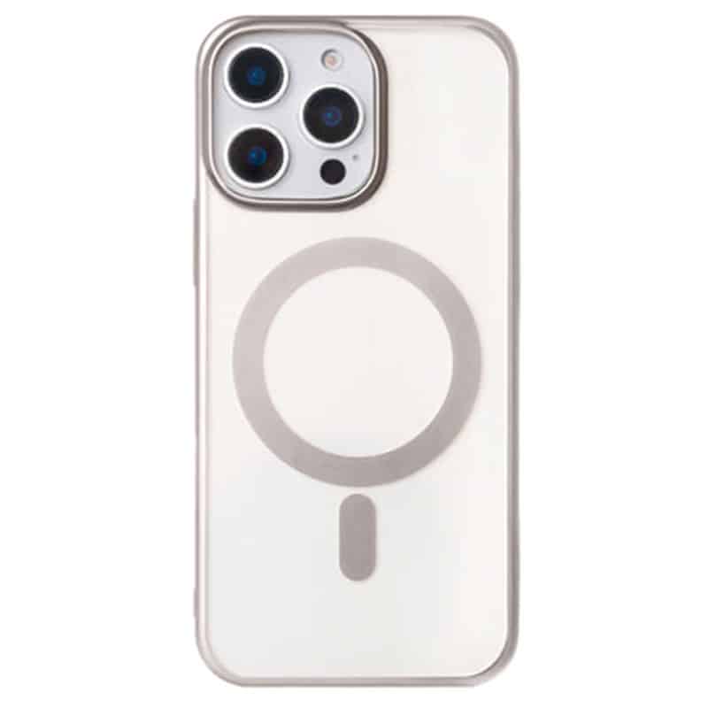 iPhone 15 Pro instinct mag cover - Titanium grå - 1 - reFix.dk