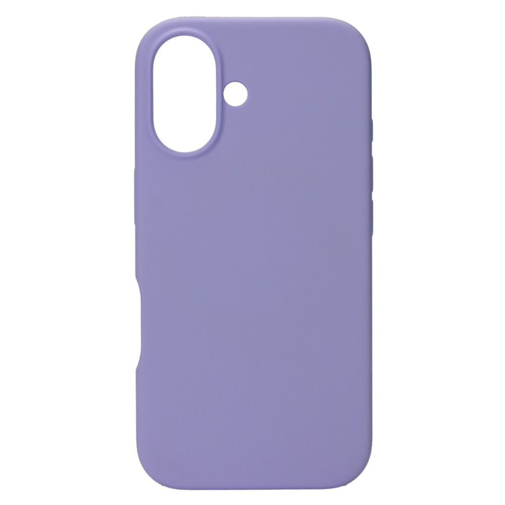 iPhone 16 cover - Premium Soft Touch silikone - Lilla - reFix.dk