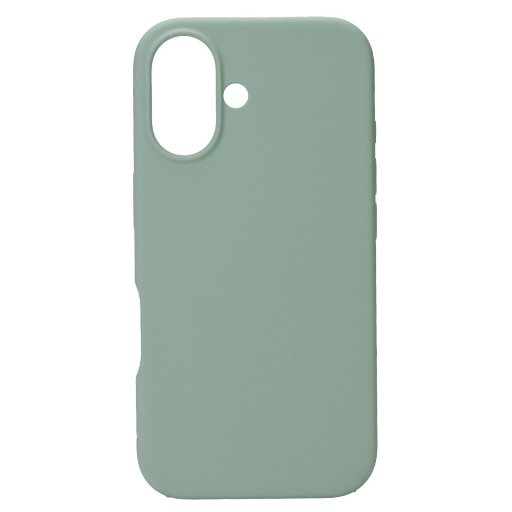 iPhone 16 cover - Premium Soft Touch silikone - Mintgrøn - reFix.dk