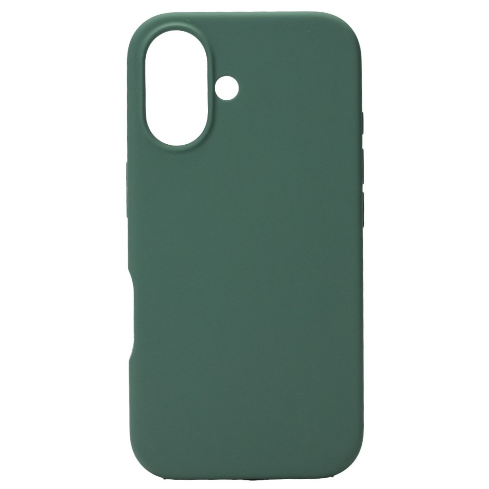 iPhone 16 cover - Premium Soft Touch silikone - Oliven - reFix.dk
