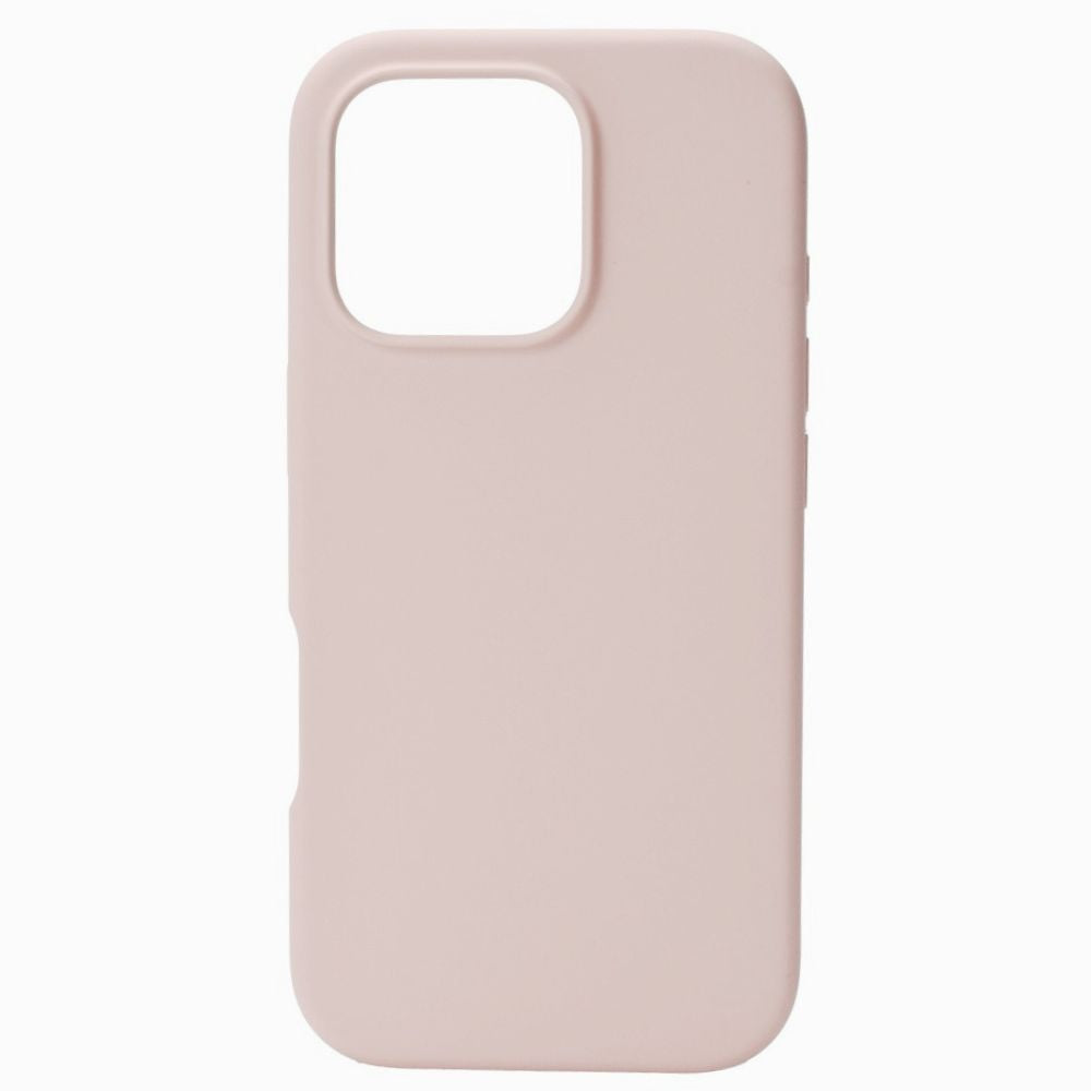 iPhone 16 Pro Cover – Premium Soft Touch Silikone - Pink sand - reFix.dk