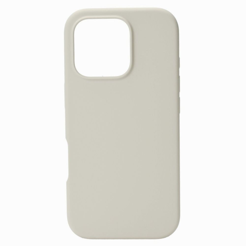 iPhone 16 Pro Max Cover – Premium Soft Touch Silikone - Beige - reFix.dk