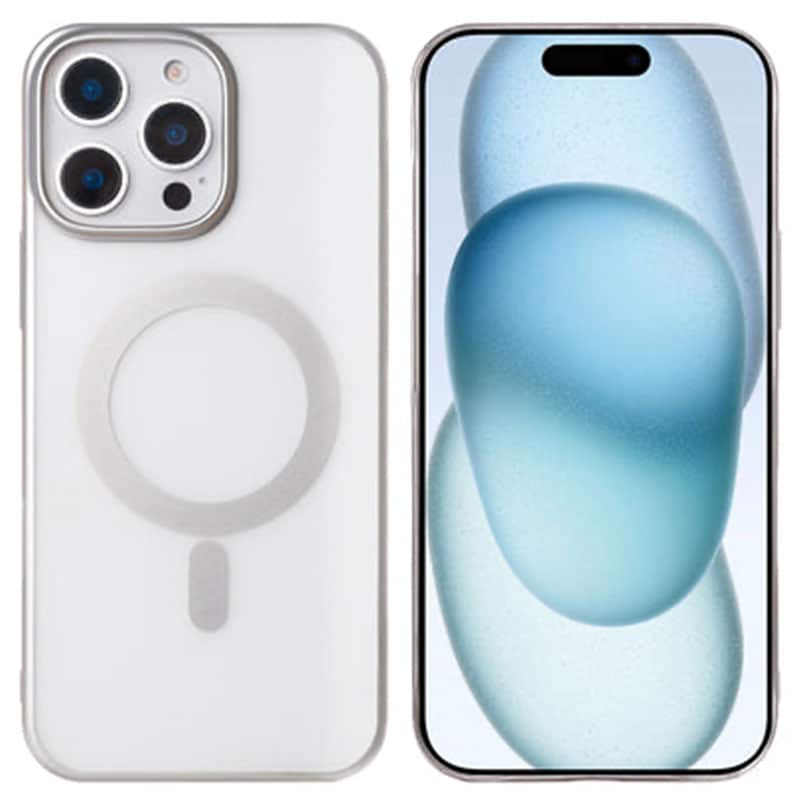 iPhone 16 Pro Max instinct mag cover - Sølv - reFix.dk