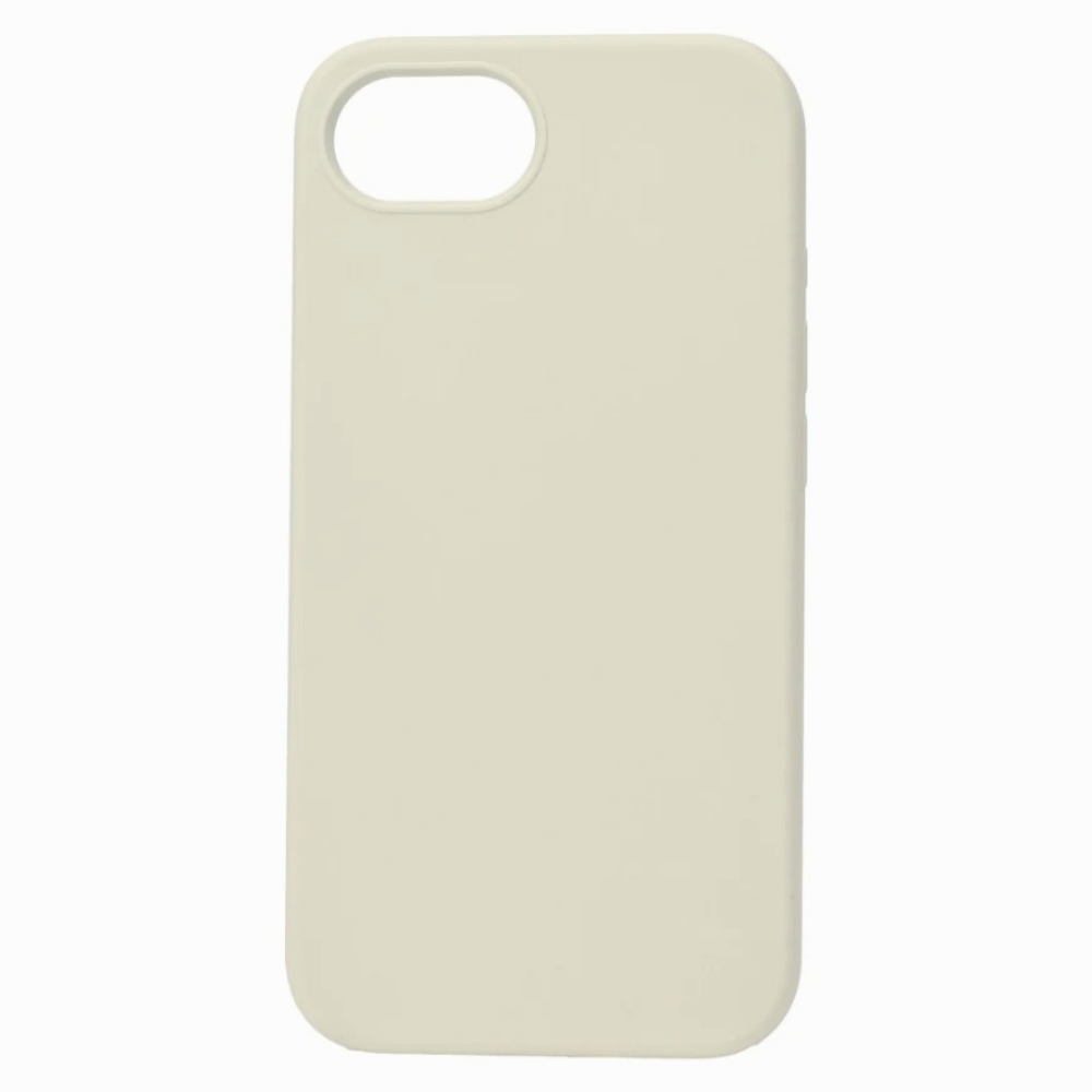 iPhone 17e / 16e Cover – Premium Soft Touch Silikone - Beige - reFix.dk