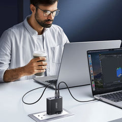 Joyroom 140W GaN hurtig oplader - 3xUSB-C og 1xUSB - 3 - reFix.dk