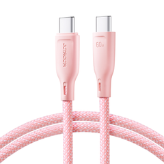 Joyroom 60W Multi-Color Serie USB-C Opladerkabel (1m) - Pink - reFix.dk
