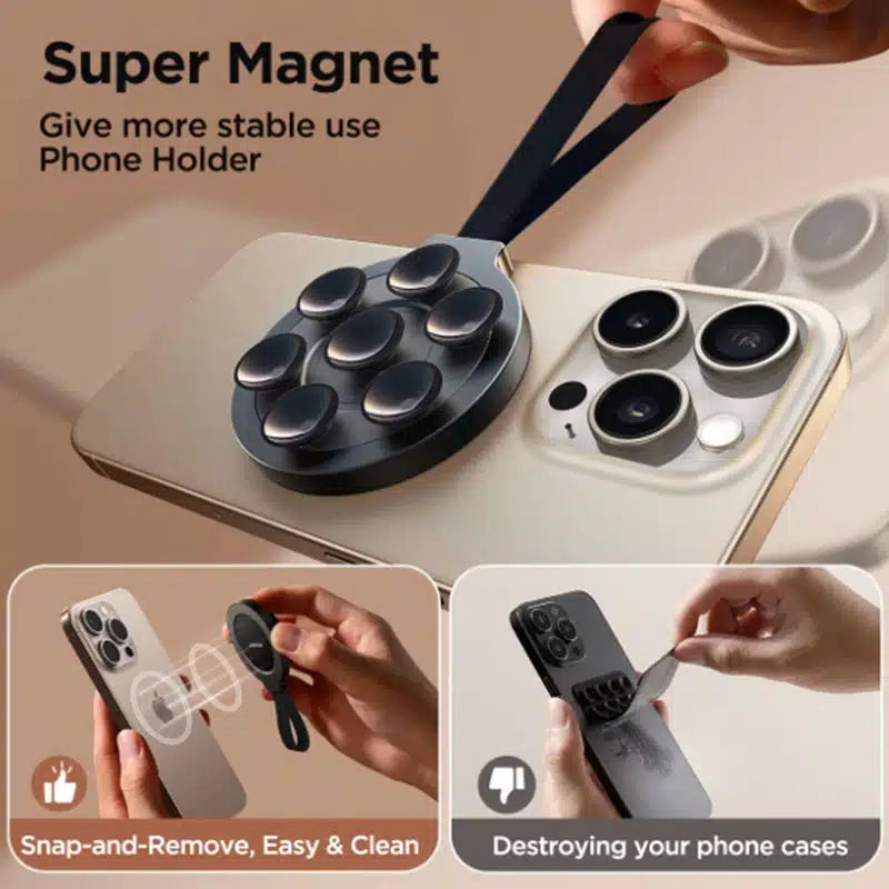 Joyroom Mini Magnetisk Mobilholder med Sugekop - 3 - reFix.dk