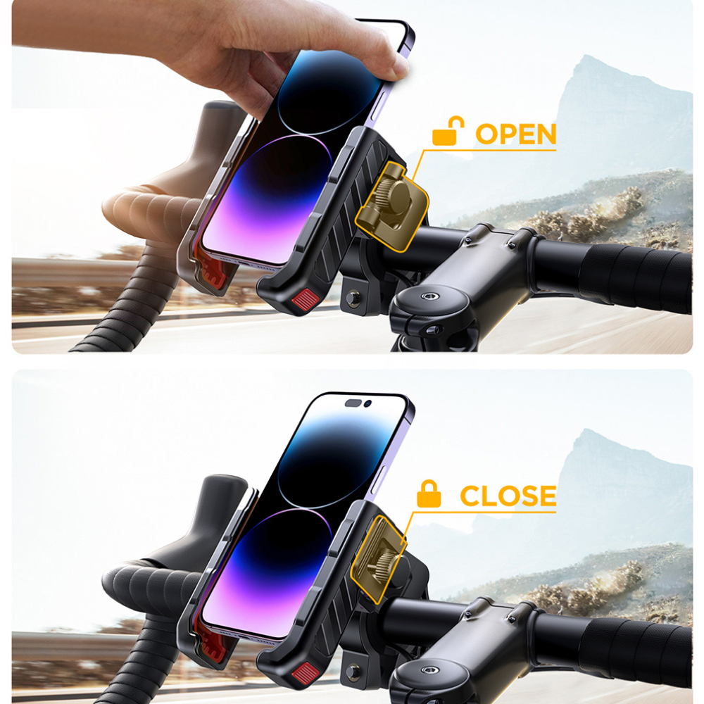 Joyroom Mobilholder til Motorcykel / Cykel / Scooter - 2 - reFix.dk