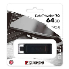 Kingston Datatraveler 70 - 64GB - Pakkens indhold - reFix.dk