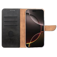 Læder flip cover til iPhone 17 Air - Sort - 2 - reFix.dk