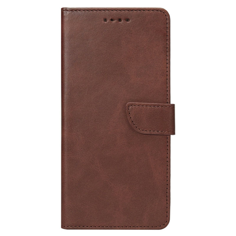 Læder Flip cover til iPhone 17 Pro Max - Brun - reFix.dk