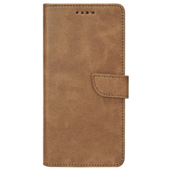 Læder flip cover til iPhone 17 Pro - Tan - reFix.dk