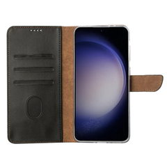 Rixus Læder flip cover til Samsung A36 - Sort - 2 - reFix.dk