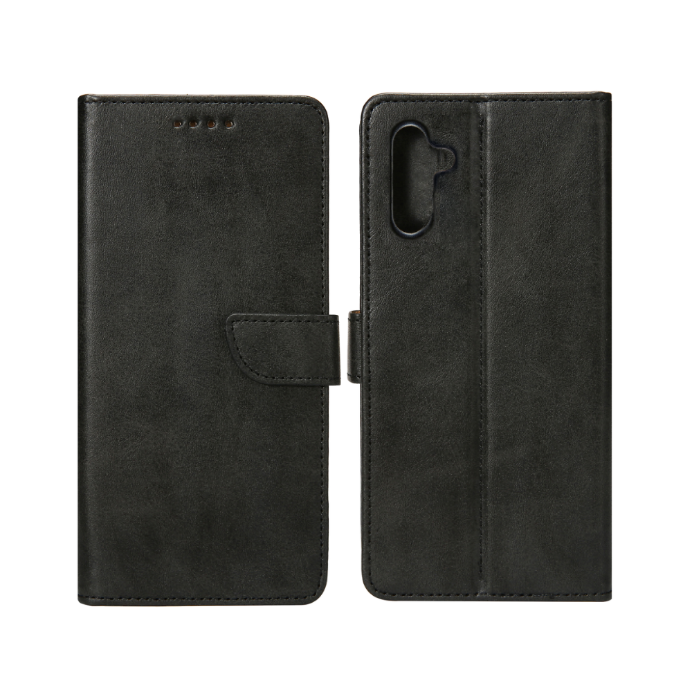 læder flip cover til Samsung S25 FE - 1 - reFix.dk