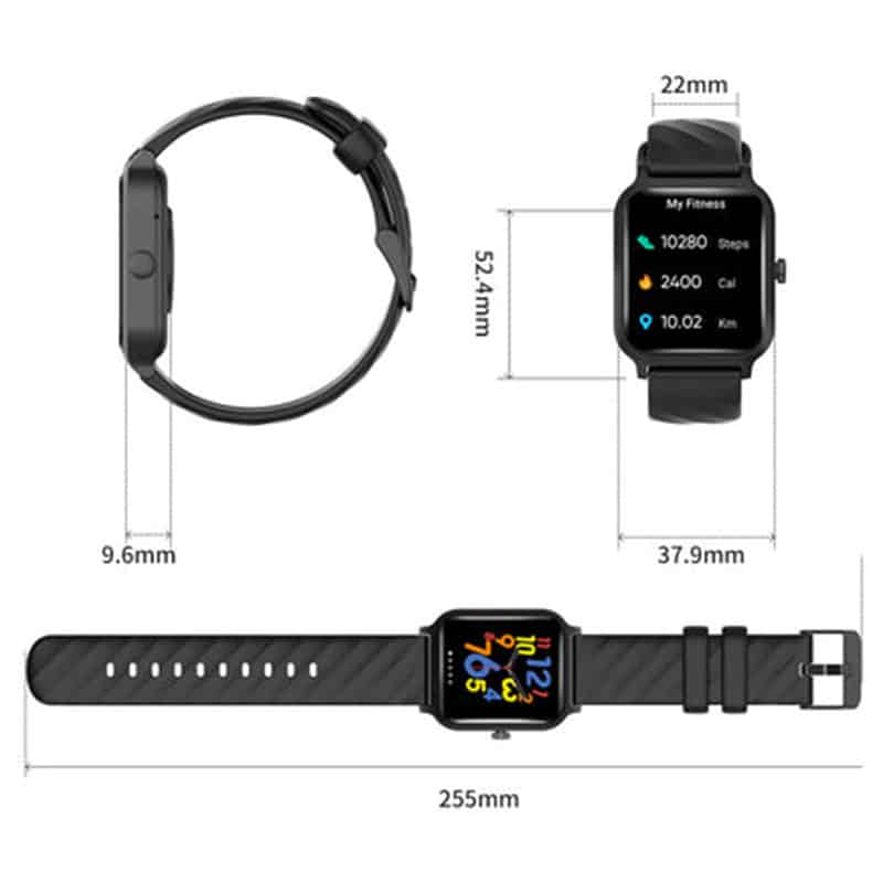 Linewear LW82PRO Smart Watch - Sort 2 - reFix.dk