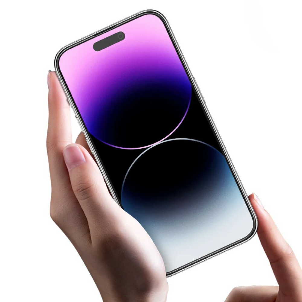 Matte full cover skærmbeskyttelse til iPhone 15 Pro Max - 1 - reFix.dk