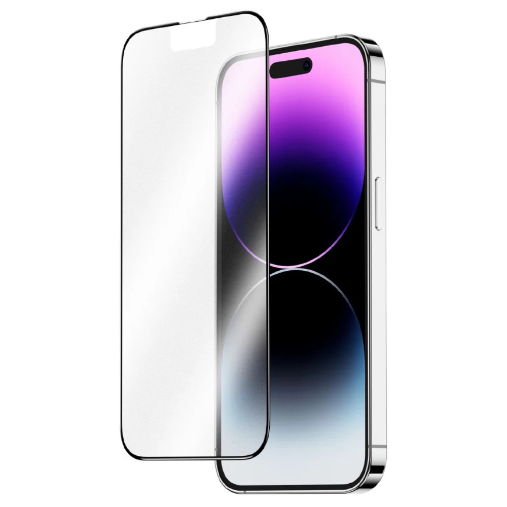 Matte full cover skærmbeskyttelse til iPhone 15 Pro Max - reFix.dk