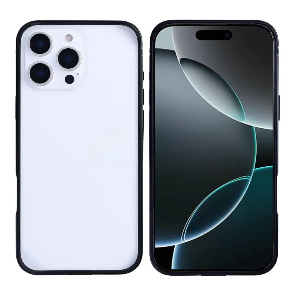 Metal Bumper Cover til iPhone 16 Pro - Black Titanium - 2 - reFix.dk