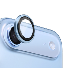 Metal kamera linse beskyttelsesglas til iPhone 17 Air - Blå - reFix.dk