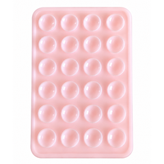 Mobilholder Med Dobbeltsidet Silikone Sugekop (Small) - Pink-sand - reFix.dk