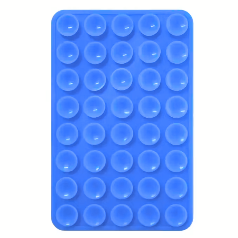 Mobilholder Med Dobbeltsidet Silikone Sugekop (Large) - Blå - reFix.dk