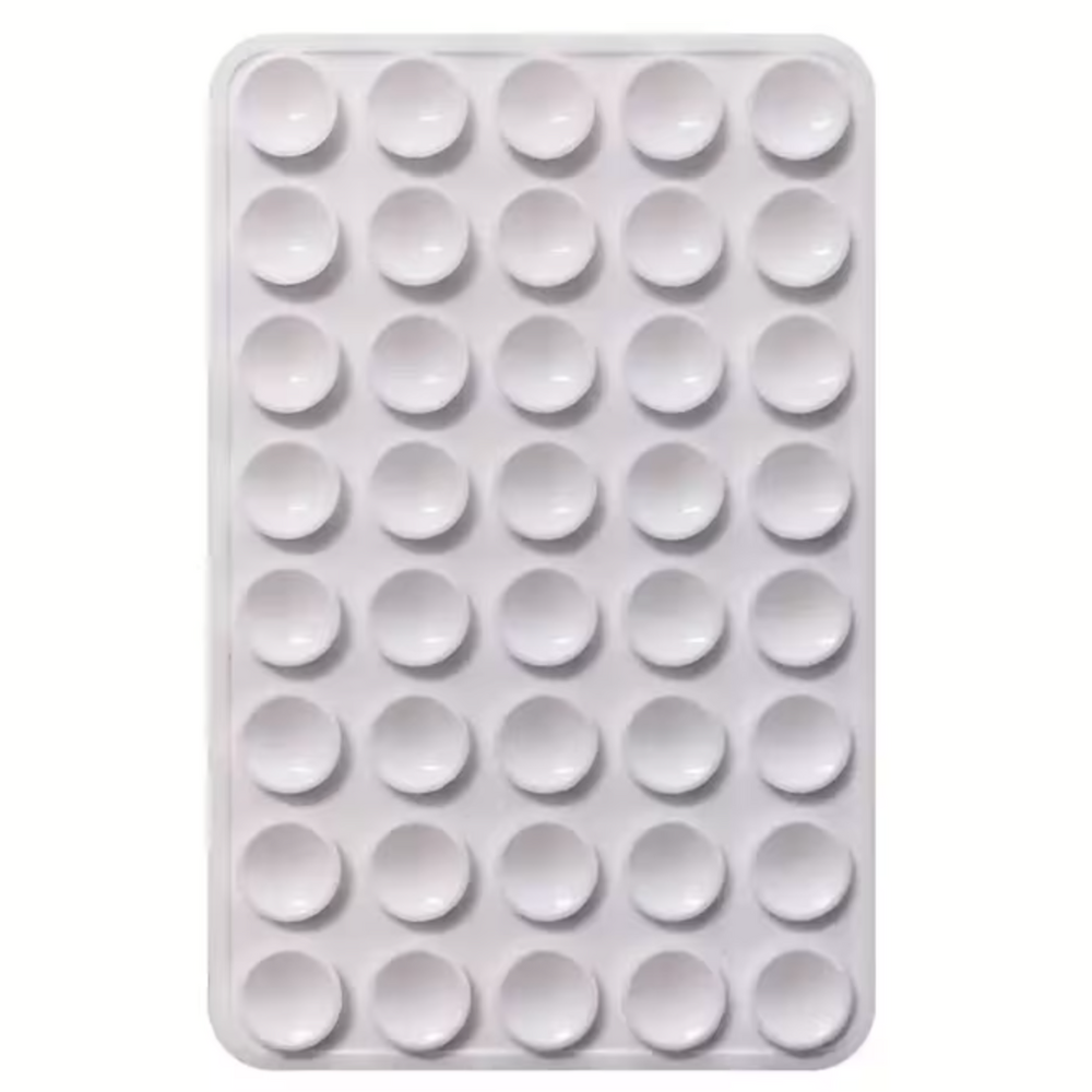 Mobilholder Med Dobbeltsidet Silikone Sugekop (Large) - Hvid - reFix.dk