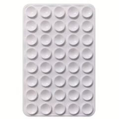 Mobilholder Med Dobbeltsidet Silikone Sugekop (Large) - Hvid - reFix.dk