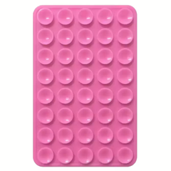 Mobilholder Med Dobbeltsidet Silikone Sugekop (Large) - Pink - reFix.dk