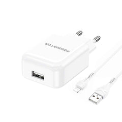 Powerstar Herkules hurtig oplader med lightning kabel 1 - reFix.dk