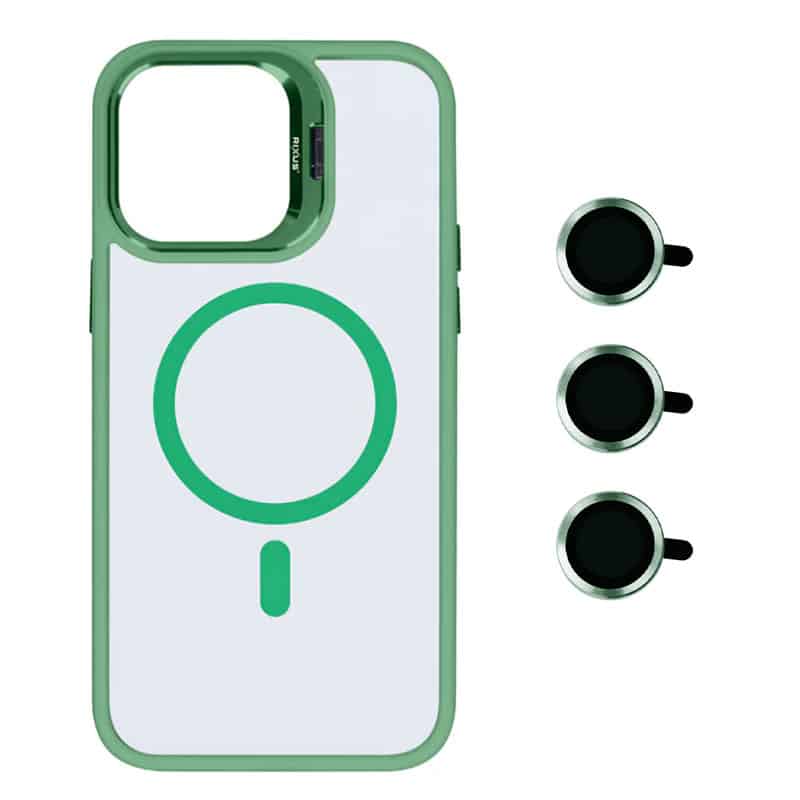 Premium Clear Case med MagSafe til iPhone - Lysegrøn - reFix.dk