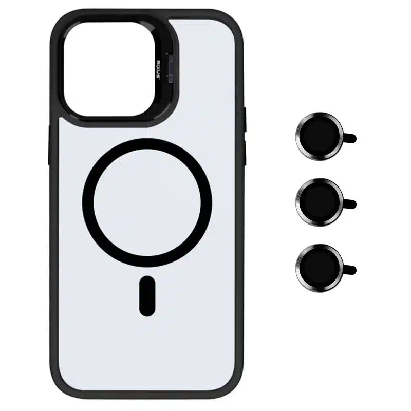 Premium Clear Case med MagSafe til iPhone 12 Pro Max (+kamera beskyttelsesglas)