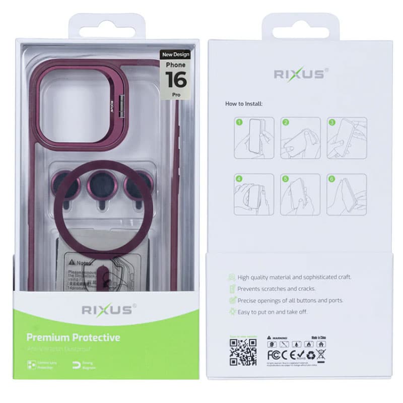 Premium clear case med MagSafe til iPhone 16 - Pakkens indhold - reFix.dk