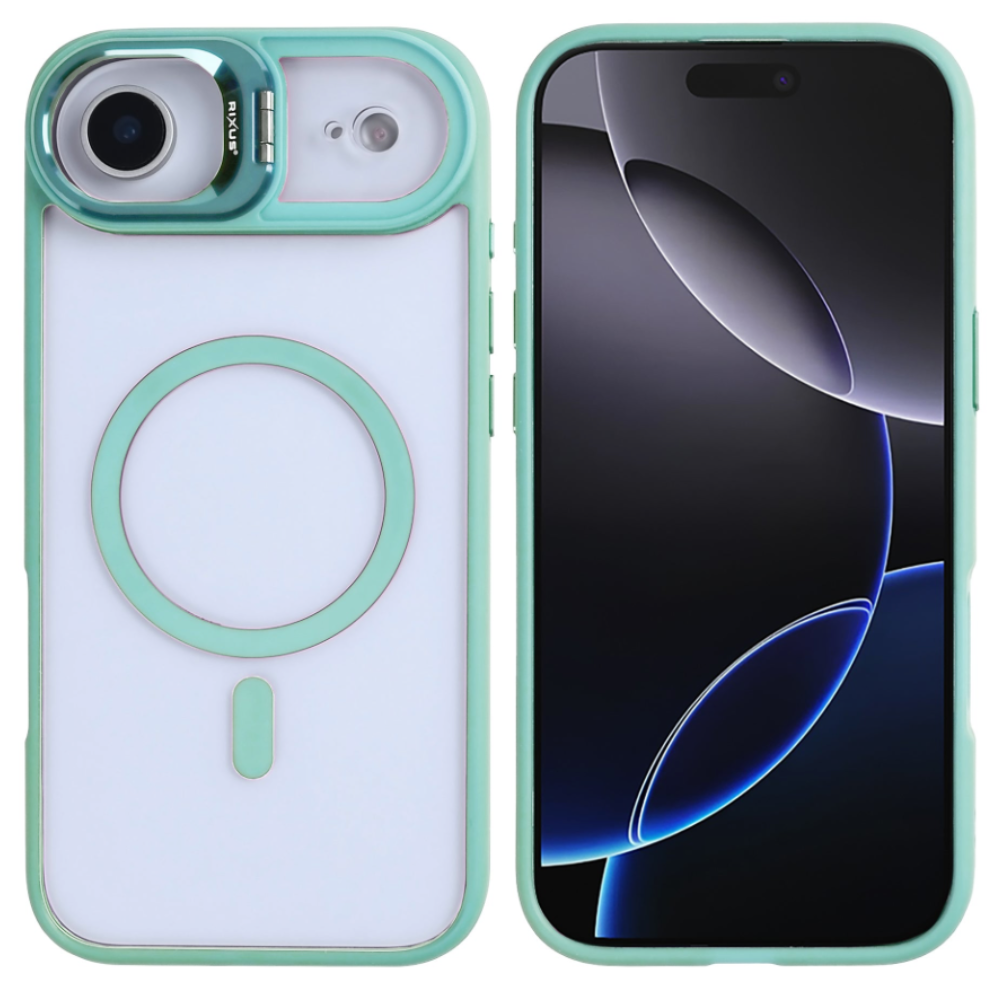  Premium clear case med MagSafe til iPhone 17 Air - Lysegrøn - reFix.dk