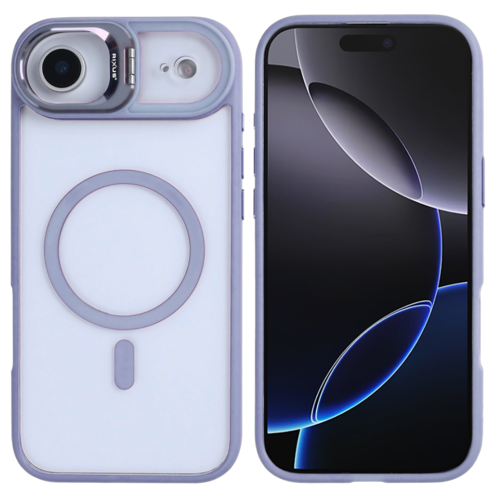  Premium clear case med MagSafe til iPhone 17 Air  - Lyselilla - reFix.dk