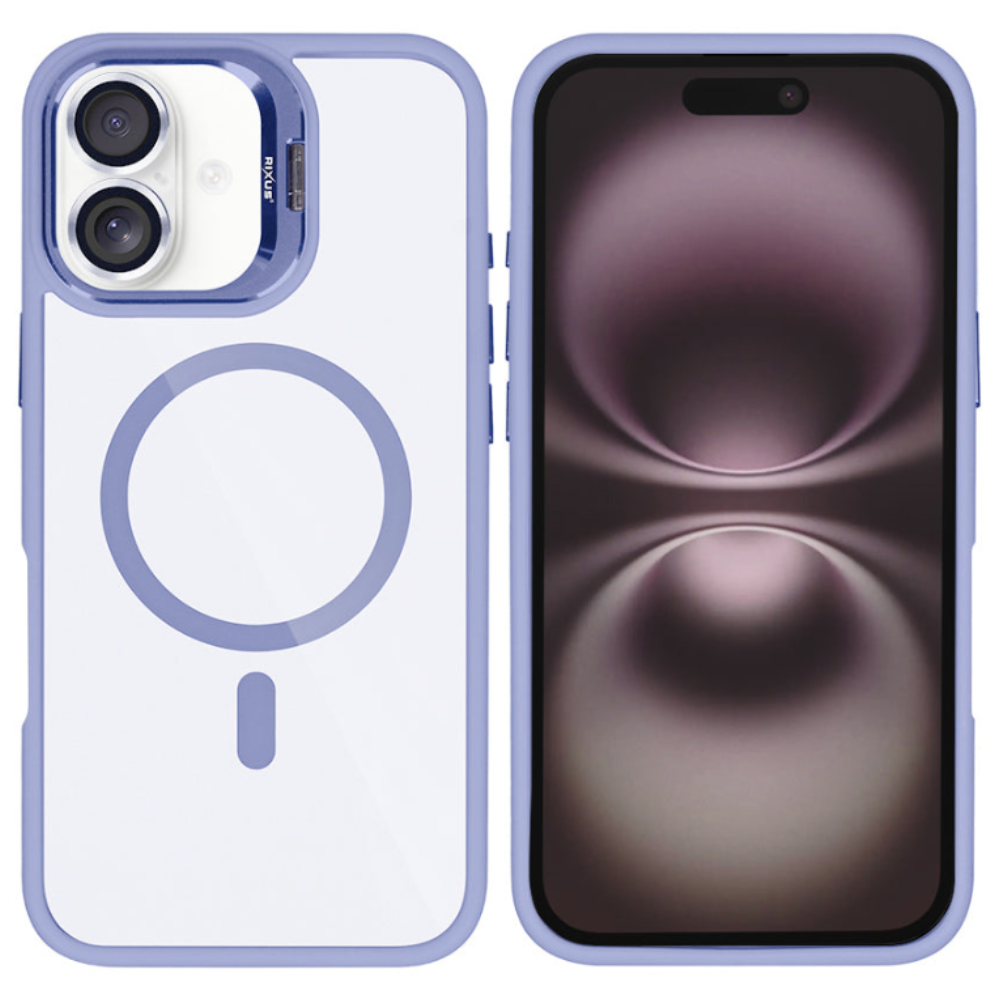 Premium clear case med MagSafe til iPhone 17 - Lyselilla - reFix.dk