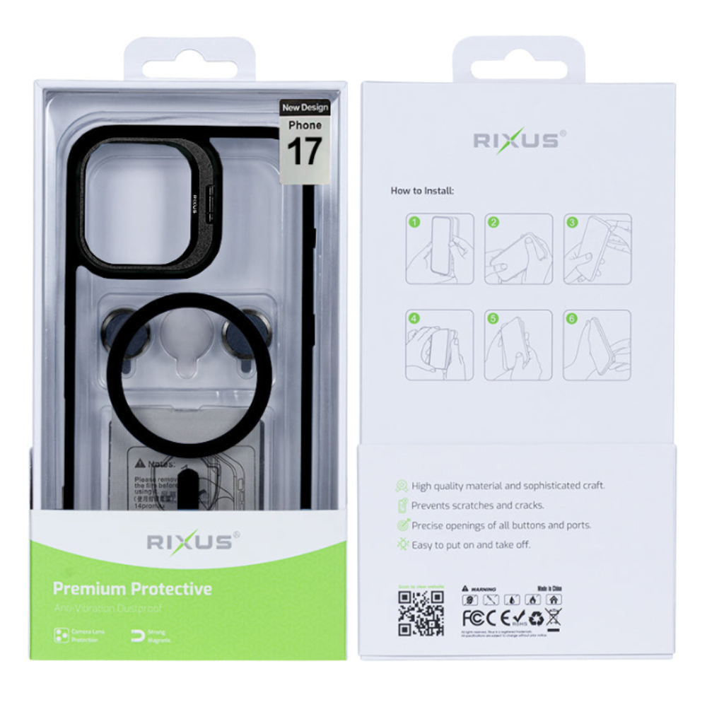Premium clear case med MagSafe til iPhone 17 - Pakkens indhold - reFix.dk