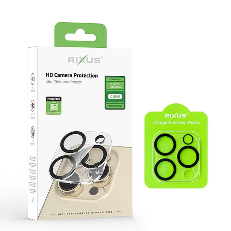 Premium kamera linse beskyttelsesglas til iPhone 16 Pro, 16 Pro Max 2 - reFix.dk