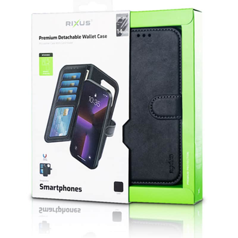 Premium magnetisk flip cover til iPhone 14 Plus - Pakkens indhold - reFix.dk